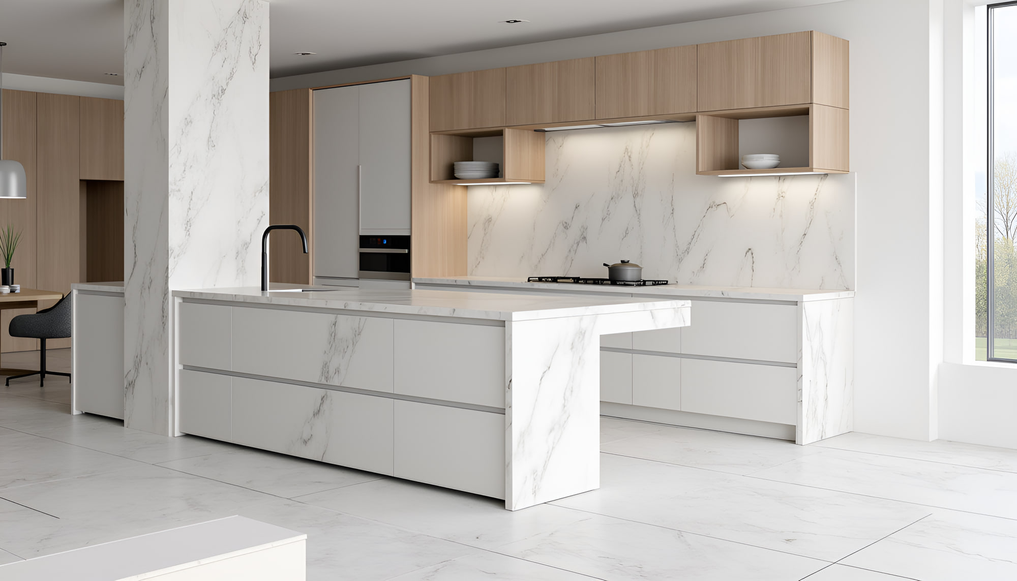 Чёрная матовая Nero Marquina